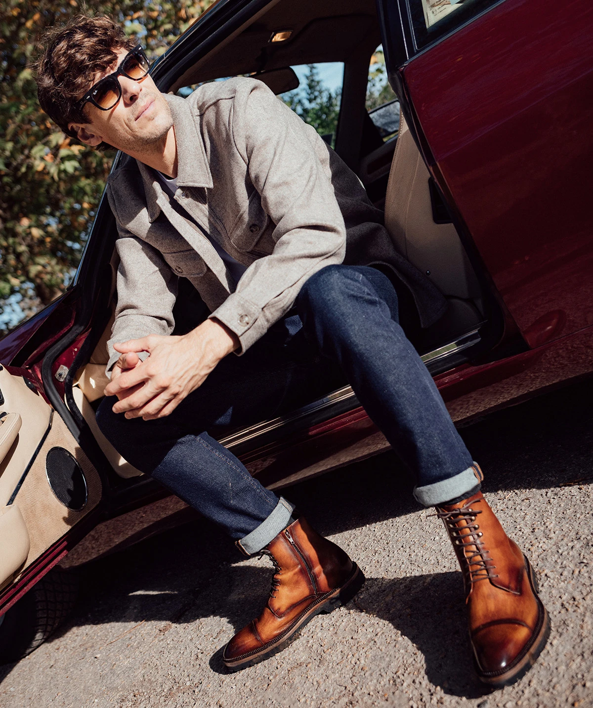 Bottines ALESSANDRO Marron Patiné – Image 7