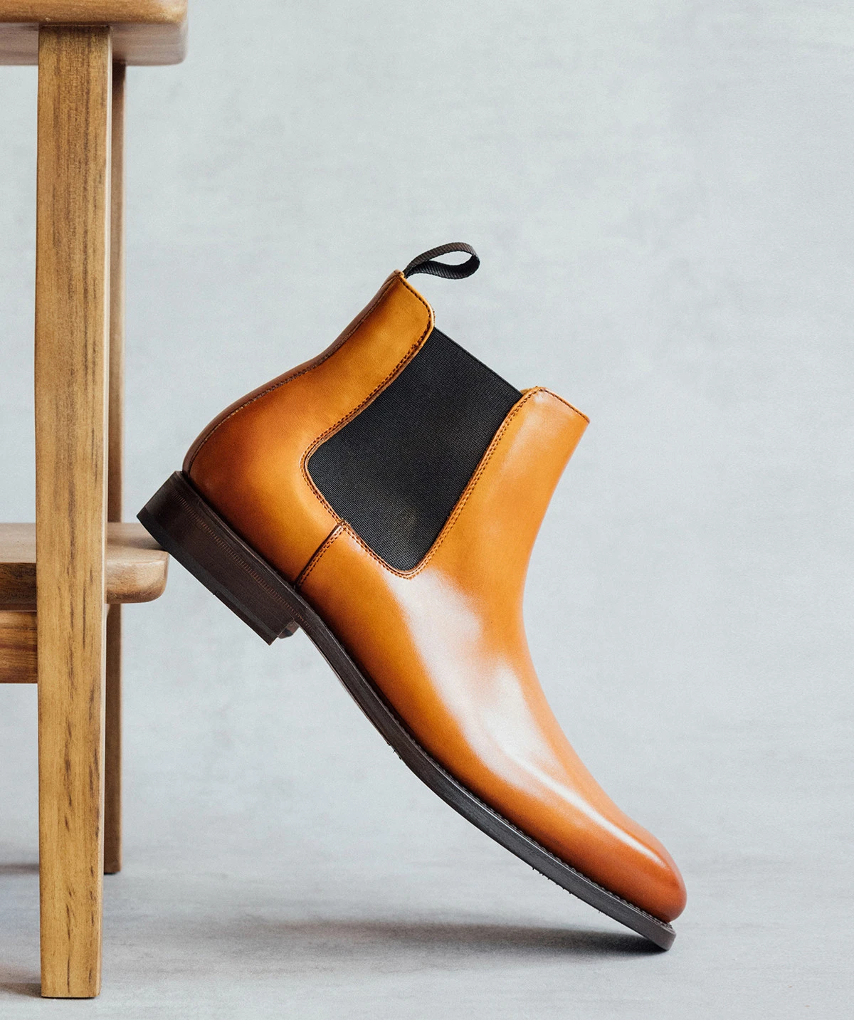 Bottines CHELSEA Marron Patiné – Image 6