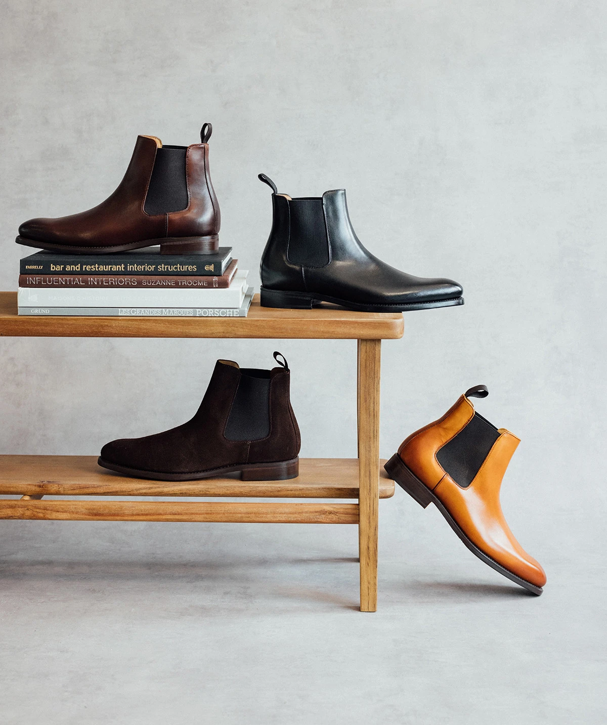 Bottines CHELSEA Marron Patiné – Image 8