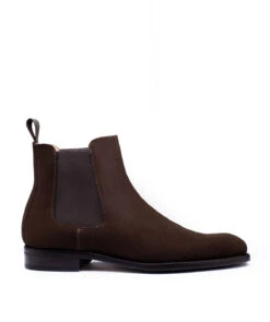 Bottines CHELSEA Veau Velours Marron