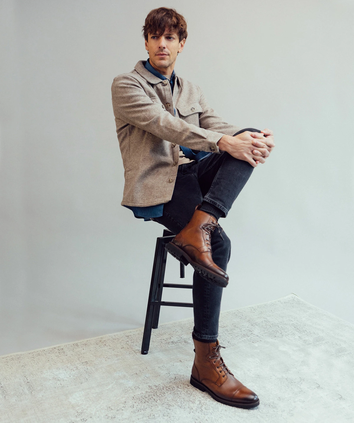 Bottines POWELL Marron Patiné – Image 6