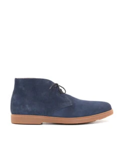 Bottines Sahara Daim Bleu
