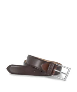 Ceinture Cuir Marron Sombre (nouveau Modèle)