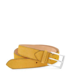 Ceinture Daim Moutarde