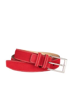 Ceinture Estivale Daim Rouge