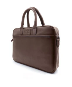 Mallette Grainée Grene Marron Foncé