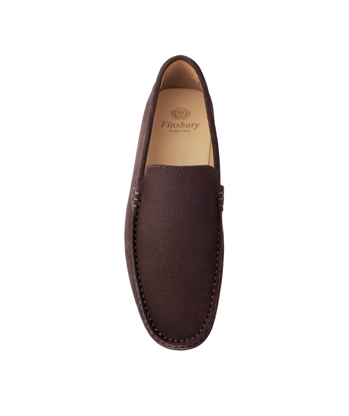 Mocassins DANDY Veau Velours Marron – Image 2