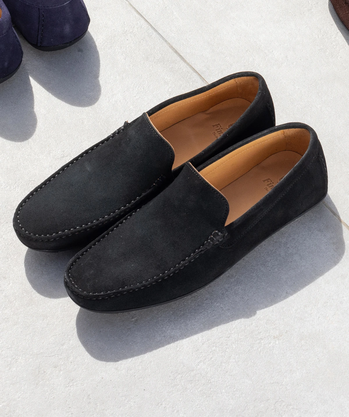 Mocassin DANDY Veau Velours Noir – Image 2