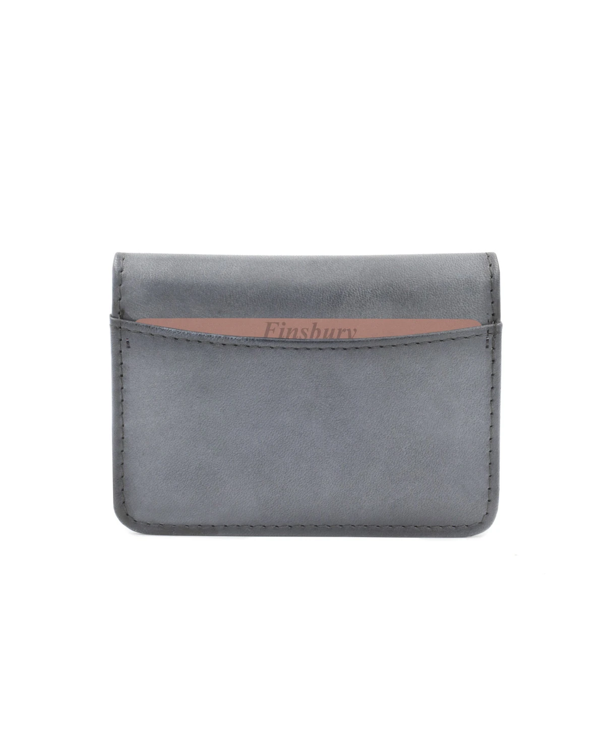 Porte-cartes à Deux Volets Gris – Image 3