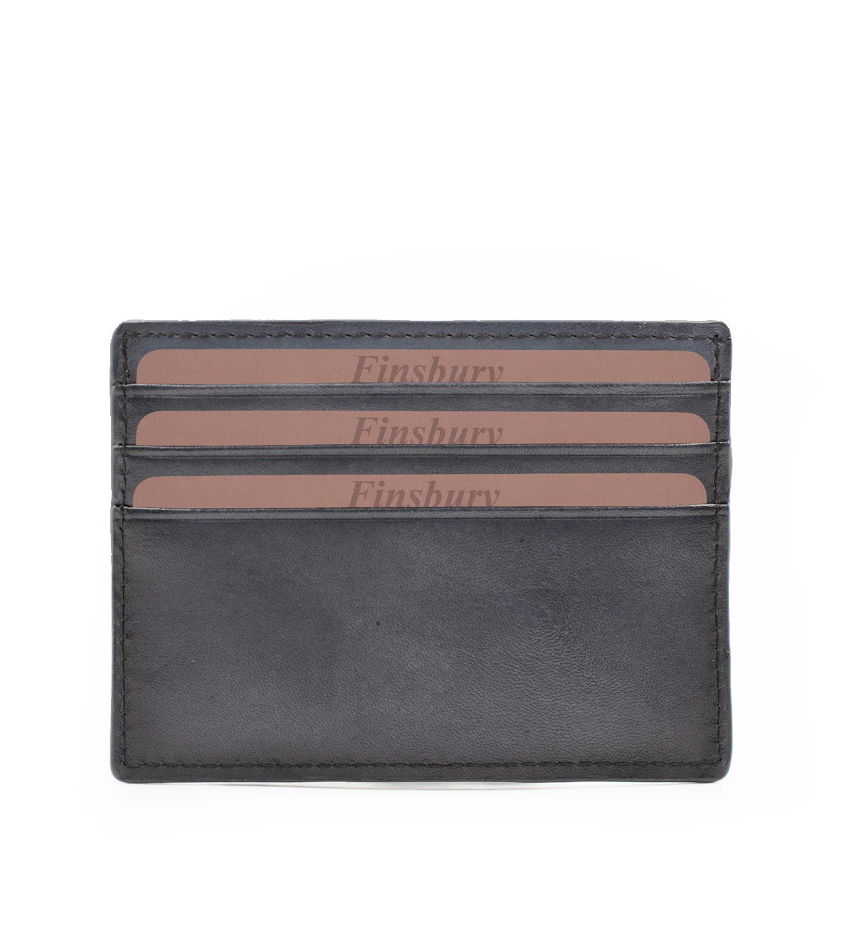 Porte-cartes Gris Patiné