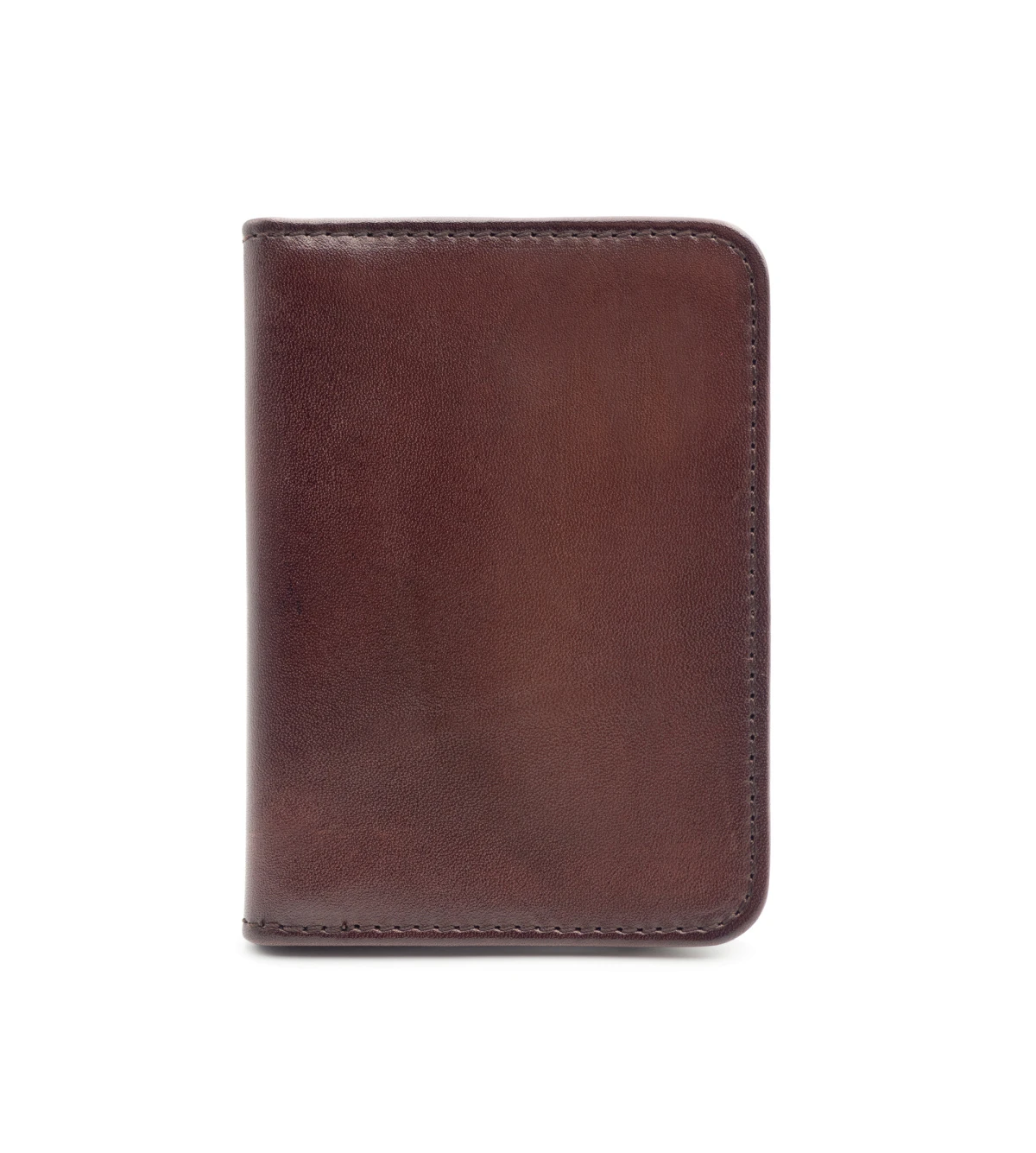 Porte-cartes à Deux Volets Marron Patiné – Image 3