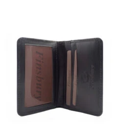 Porte-cartes à Deux Volets Noir