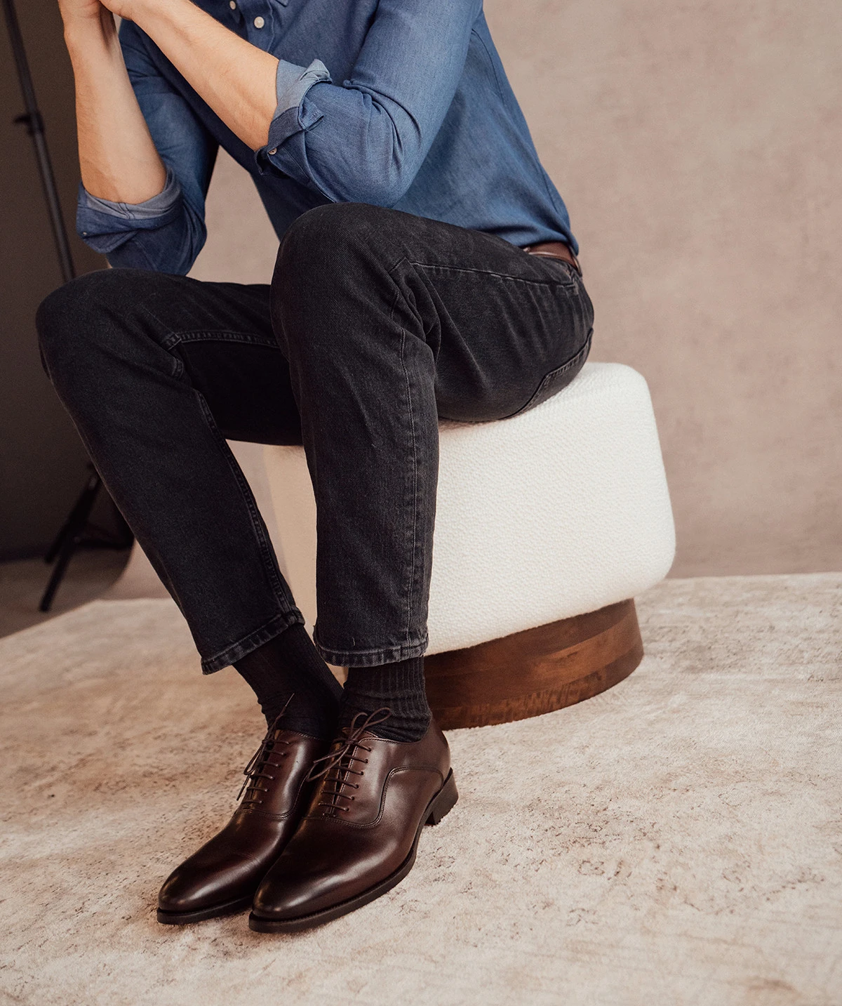 Richelieu ANDREAS Marron Patiné – Image 6