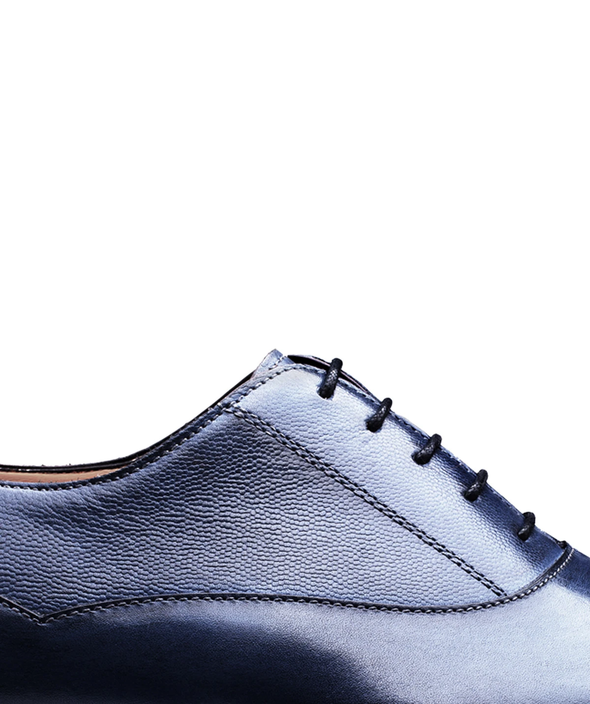 Richelieu STEFANO Bleu Patiné – Image 4