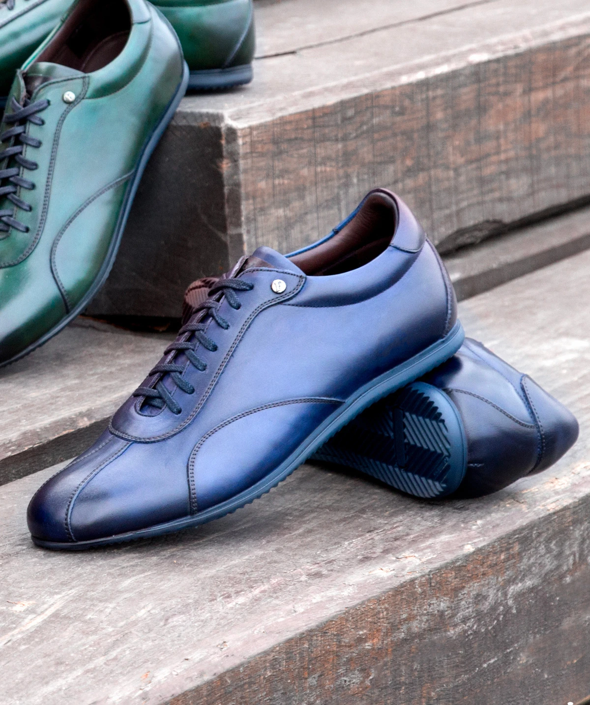 Sneakers COPAN Bleu Patine – Image 2