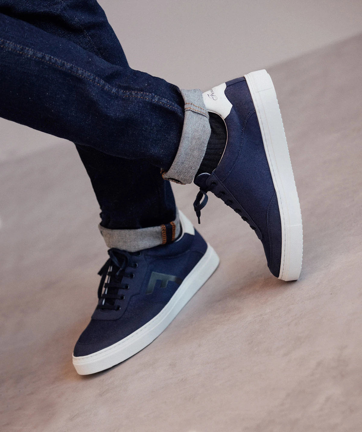 Sneakers Greenwood Bleu Marine – Image 2
