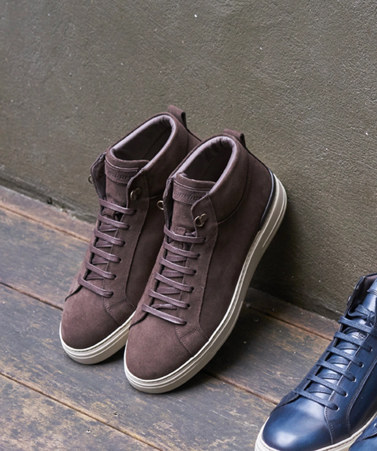 Sneakers Montante RIVA Daim Marron – Image 3