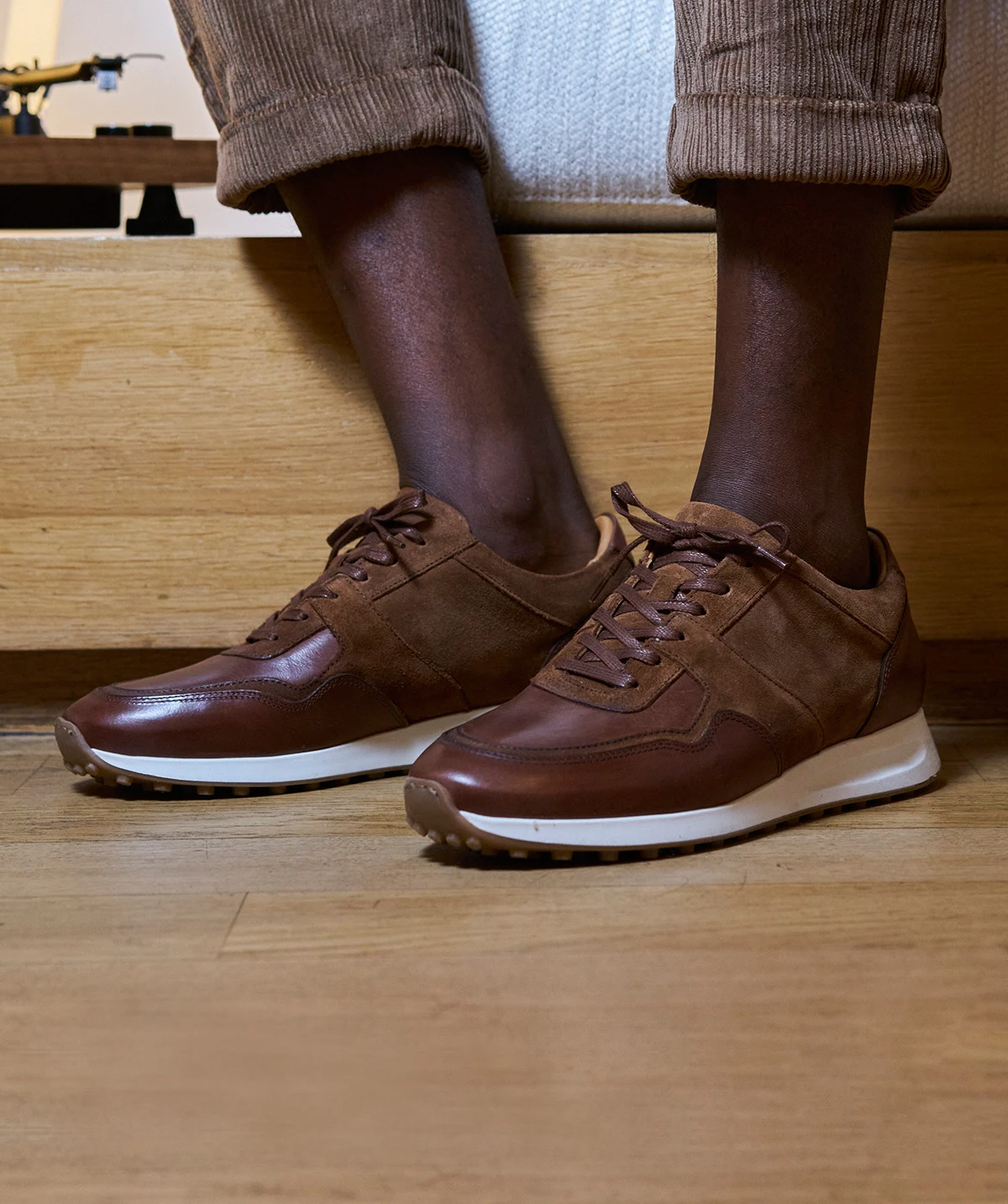 Sneakers SMITH Marron – Image 2